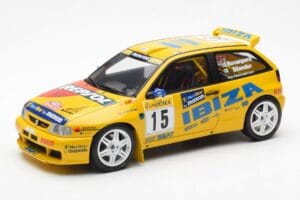 SEAT Ibiza Kit Car Evo 2 #15 H. Rovanpera / R. Pietilanen Rally Monte Carlo 1998 Otto 1:18 OT445 Żywica