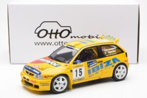 SEAT Ibiza Kit Car Evo 2 #15 H. Rovanpera / R. Pietilanen Rally Monte Carlo 1998 Otto 1:18 OT445 Żywica — zdjęcie 6 z 6