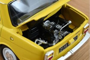 Simca 1000 LS Maya Żółty Norev 1:18 185714 Metal — zdjęcie 3 z 4