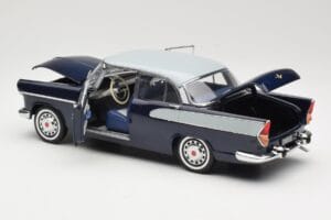 Simca Beaulieu 1 Niebieski Norev 1:18 185731 Metal — zdjęcie 5 z 8