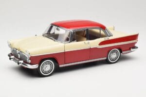 Simca Chambord Czerwony & Kość Słoniowa Norev 1:18 185721 Metal
