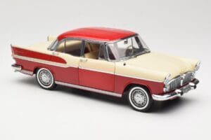 Simca Chambord Czerwony & Kość Słoniowa Norev 1:18 185721 Metal — zdjęcie 6 z 8