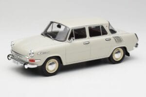 Skoda 1000 MB Szary & Biały MCG 1:18 MCG18275 Metal