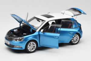 Skoda Fabia Mk3 Niebieski OEM 1:18 ZSF000004BLA Metal — zdjęcie 2 z 8