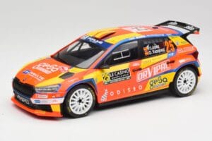 Skoda Fabia Rally2 #25 P. Lopez Rally Monte Carlo 2024 IXO 1:18 18RMC199 Metal