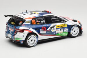 Skoda Fabia Rally2 #10 S. Wagner / G. Winter Barum Czech Rally Zlín 2024 IXO 1:18 18RMC221 Metal — zdjęcie 2 z 6