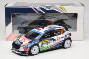 Skoda Fabia Rally2 #10 S. Wagner / G. Winter Barum Czech Rally Zlín 2024 IXO 1:18 18RMC221 Metal — zdjęcie 6 z 6