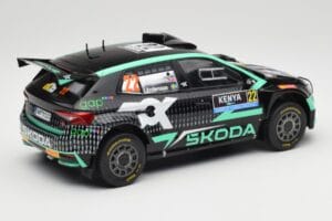 Skoda Fabia Rally2 #22 Toksport G. Greensmith / J. Andersson Safari Rally Kenya 2024 IXO 1:18 18RMC209 Metal — zdjęcie 2 z 6