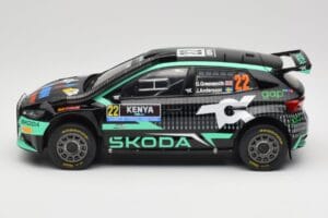 Skoda Fabia Rally2 #22 Toksport G. Greensmith / J. Andersson Safari Rally Kenya 2024 IXO 1:18 18RMC209 Metal — zdjęcie 3 z 6