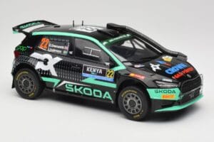 Skoda Fabia Rally2 #22 Toksport G. Greensmith / J. Andersson Safari Rally Kenya 2024 IXO 1:18 18RMC209 Metal — zdjęcie 4 z 6