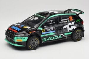 Skoda Fabia Rally2 #22 Toksport G. Greensmith / J. Andersson Safari Rally Kenya 2024 IXO 1:18 18RMC209 Metal