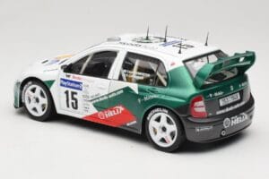 Skoda Fabia WRC #15 T. Gardemeister / P. Lukander WRC 1999 Solido 1:18 90457 Metal — zdjęcie 7 z 8