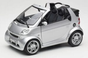Smart Fortwo W450 Brabus Cabrio Srebrny Edycja Dealerska Kyosho 1:18 0017769V001C05Q00 Metal