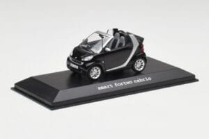 Smart Fortwo Cabrio Głęboki Czarny Minichamps 1:43 Q0022561V001C18Q00 Metal — zdjęcie 2 z 4