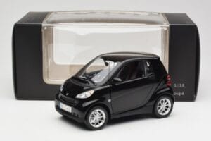 Smart Fortwo Coupe W451 Deep Czarny Minichamps 1:18 Q0022563V001C02Q00 Metal — zdjęcie 8 z 8