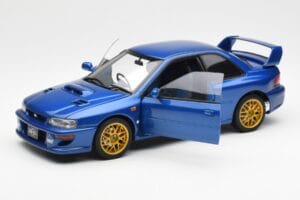 Subaru Impreza 22B Upgraded Version Niebieski Z Złotymi Felgami AUTOart 1:18 78602 Metal — zdjęcie 2 z 8