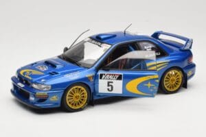 Subaru Impreza WRC #5 R. Burns / R. Reid Rally de France 1999 AUTOart 1:18 89993 Metal — zdjęcie 2 z 8