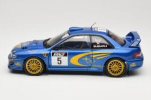 Subaru Impreza WRC #5 R. Burns / R. Reid Rally de France 1999 AUTOart 1:18 89993 Metal — zdjęcie 4 z 8