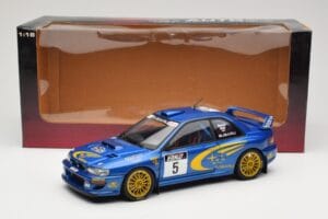 Subaru Impreza WRC #5 R. Burns / R. Reid Rally de France 1999 AUTOart 1:18 89993 Metal — zdjęcie 8 z 8