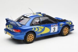 Subaru Impreza WRC #3 C. McRae / N. Grist Safari Rally Winner 1997 AUTOart 1:18 89792 Metal — zdjęcie 3 z 8