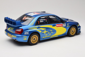Subaru Impreza WRC S9 #7 P. Solberg / P. Mills Rally Great Britain 2003 Otto 1:12 G092 Żywica — zdjęcie 2 z 6