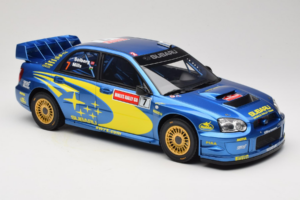 Subaru Impreza WRC S9 #7 P. Solberg / P. Mills Rally Great Britain 2003 Otto 1:12 G092 Żywica — zdjęcie 4 z 6