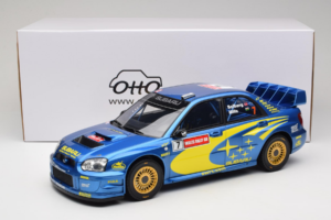 Subaru Impreza WRC S9 #7 P. Solberg / P. Mills Rally Great Britain 2003 Otto 1:12 G092 Żywica — zdjęcie 6 z 6