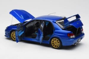 Subaru Impreza WRX STI GD Niebieski AUTOart 1:18 78681 Metal — zdjęcie 5 z 8