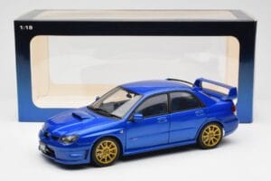 Subaru Impreza WRX STI GD Niebieski AUTOart 1:18 78681 Metal — zdjęcie 8 z 8
