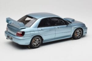 Subaru Impreza WRX STi WR1 GD P. Solberg Edition Ice Blue Metallic Otto 1:18 OT1114 Żywica — zdjęcie 2 z 6
