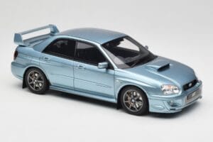 Subaru Impreza WRX STi WR1 GD P. Solberg Edition Ice Blue Metallic Otto 1:18 OT1114 Żywica — zdjęcie 4 z 6