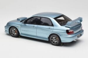 Subaru Impreza WRX STi WR1 GD P. Solberg Edition Ice Blue Metallic Otto 1:18 OT1114 Żywica — zdjęcie 5 z 6