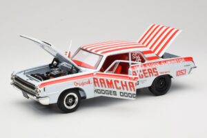 Dodge 330 Super Stock Ramchargers NHRA 1964 Highway 61 1:18 50044 Metal — zdjęcie 2 z 8
