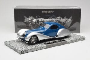 Talbot-Lago T150 C-SS Coupe Niebieski Srebrny Minichamps 1:18 107117122 Żywica — zdjęcie 6 z 6