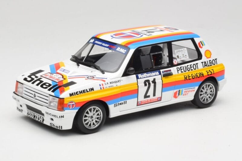 Talbot Samba Rallye Group B #12 J-P. Bouquet Tour de Corse 1985 Otto 1:18 OT1116 Żywica