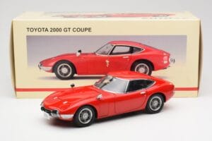 Toyota 2000 GT Czerwony AUTOart 1:18 78741 Metal — zdjęcie 8 z 8