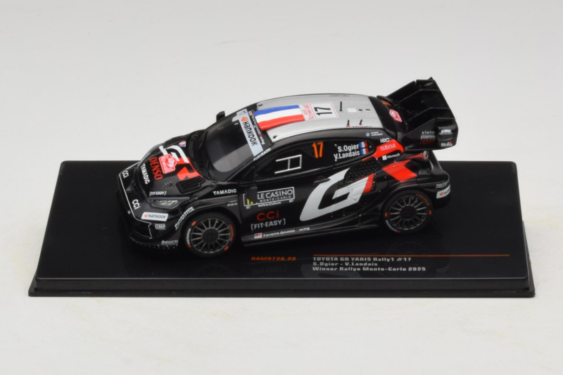 Toyota GR Yaris Rally1 #17 S. Ogier / V. Landais Rally Monte Carlo 2025 IXO 1:43 RAM972A Metal