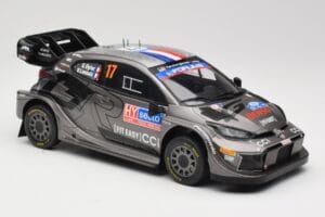 Toyota GR Yaris Rally1 #17 Toyota Gazoo Racing WRT S. Ogier / V. Landais Rally Finland 2024 IXO 1:18 18RMC216 Metal — zdjęcie 4 z 6