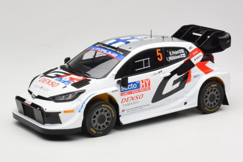 Toyota GR Yaris Rally1 #5 Toyota Gazoo Racing WRT S. Pajari / E. Malkonen Rally Finland 2024 IXO 1:18 18RMC217 Metal