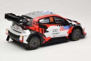 Toyota GR Yaris Rally1 #69 Toyota Gazoo Racing WRT K. Rovanpera / J. Halttunen Rally Finland 2024 IXO 1:18 18RMC218 Metal — zdjęcie 2 z 6
