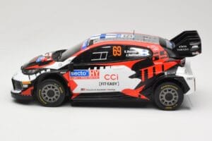 Toyota GR Yaris Rally1 #69 Toyota Gazoo Racing WRT K. Rovanpera / J. Halttunen Rally Finland 2024 IXO 1:18 18RMC218 Metal — zdjęcie 3 z 6