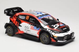 Toyota GR Yaris Rally1 #69 Toyota Gazoo Racing WRT K. Rovanpera / J. Halttunen Rally Finland 2024 IXO 1:18 18RMC218 Metal — zdjęcie 4 z 6
