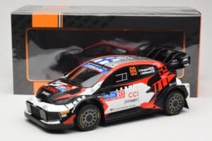 Toyota GR Yaris Rally1 #69 Toyota Gazoo Racing WRT K. Rovanpera / J. Halttunen Rally Finland 2024 IXO 1:18 18RMC218 Metal — zdjęcie 6 z 6