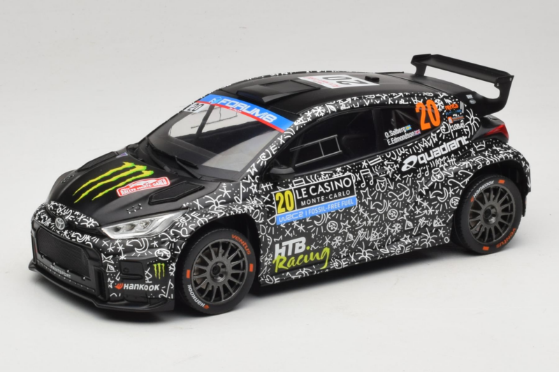 Toyota GR Yaris Rally2 #20 O. Solberg / E. Edmondson Rally Monte Carlo 2025 IXO 1:18 18RMC232 Metal