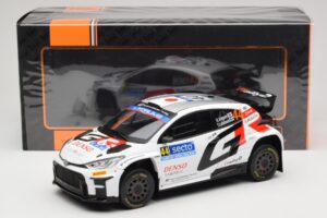 Toyota GR Yaris Rally2 #44 H. Kogure Rally Finland 2024 IXO 1:18 18RMC212B Metal — zdjęcie 6 z 6