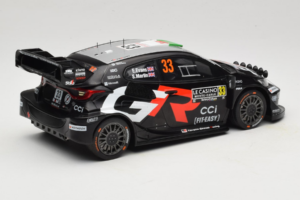 Toyota GR Yaris WRC #33 E. Evans / S. Martin Rally Monte Carlo 2025 IXO 1:18 18RMC229B Metal — zdjęcie 2 z 6