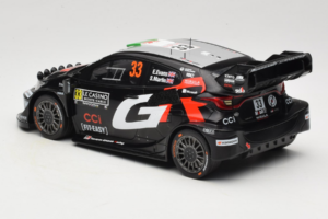 Toyota GR Yaris WRC #33 E. Evans / S. Martin Rally Monte Carlo 2025 IXO 1:18 18RMC229B Metal — zdjęcie 5 z 6