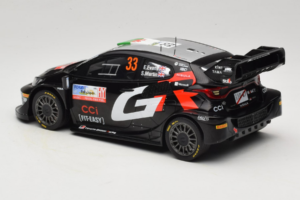 Toyota GR Yaris Rally1 #33 E. Evans / S. Martin Rally Japan Winner 2024 IXO 1:18 18RMC227 Metal — zdjęcie 5 z 6