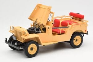 Toyota Land Cruiser BJ Beżowy Kyosho 1:18 08959BE Metal — zdjęcie 2 z 8