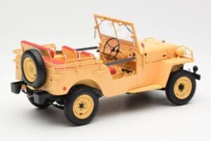 Toyota Land Cruiser BJ Beżowy Kyosho 1:18 08959BE Metal — zdjęcie 3 z 8